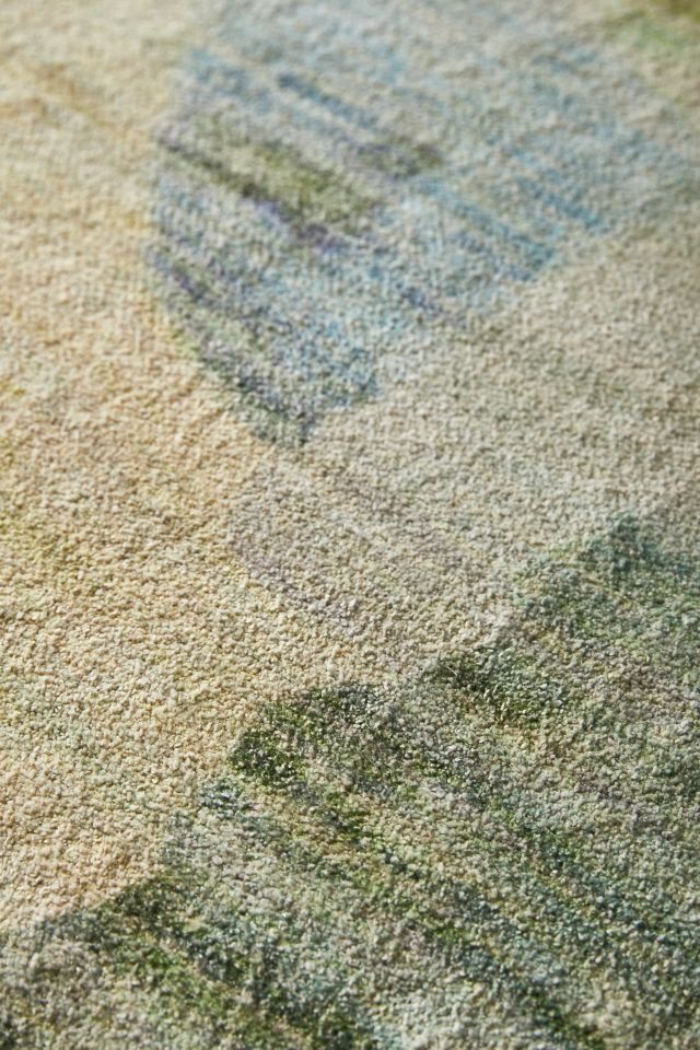 Lucina Watercolor Printed Chenille Rug #2