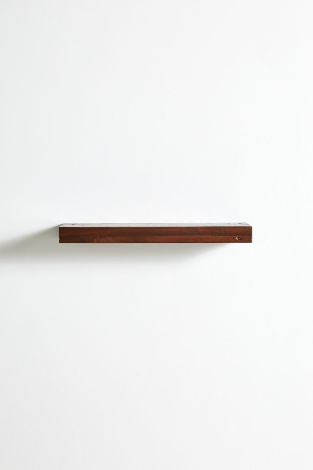 Rustic Wood Floating Wall Shelf #2
