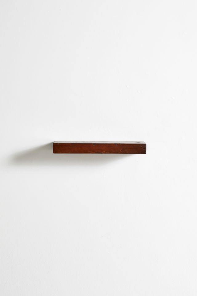 Rustic Wood Floating Wall Shelf #3