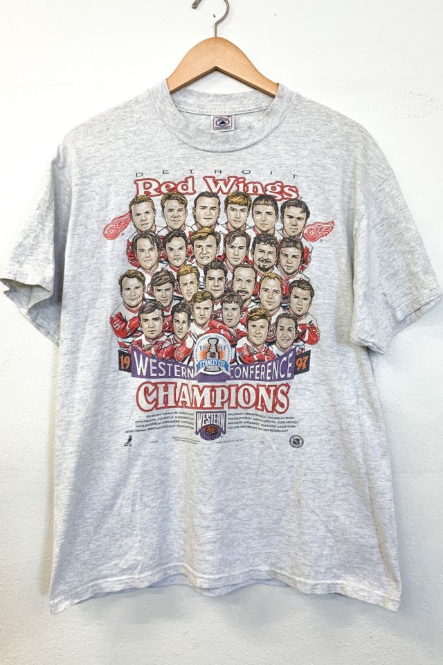 Detroit red wings vintage clearance shirt