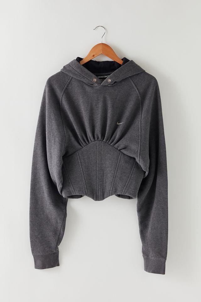 Nike Sweatshirt With Corset Rework Nike Sweatshirt Bustier XS, S
