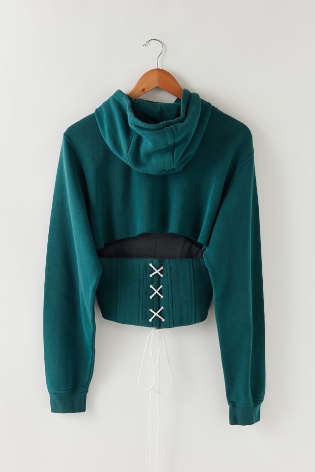 Almost On Time Corset Hoodie Sweatshirt #1