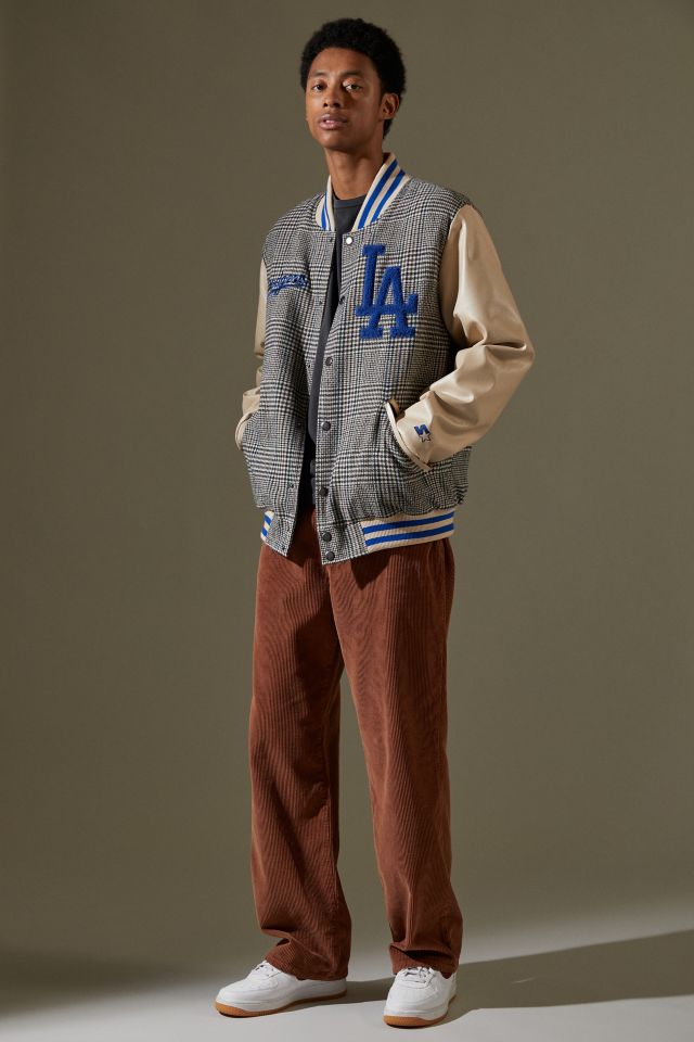 Starter UO Exclusive Blocked Varsity Jacket #1