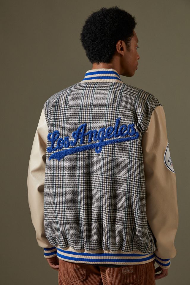 Starter UO Exclusive Colorblock Patch NBA Varsity Jacket