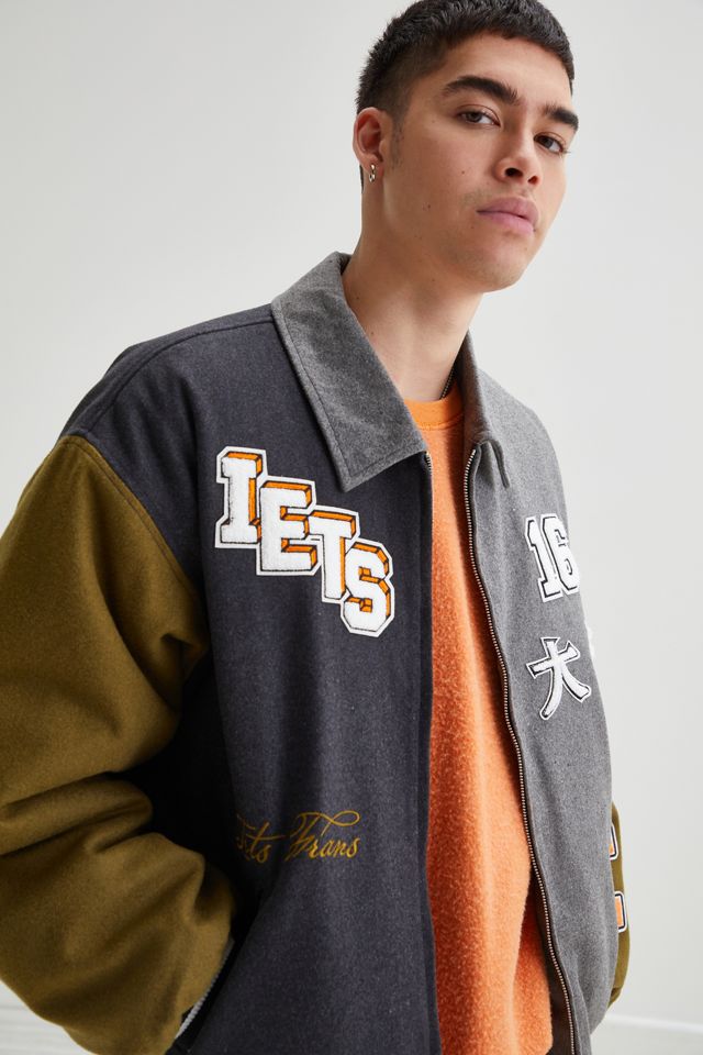 iets frans… Melton Varsity Jacket Urban Outfitters Canada