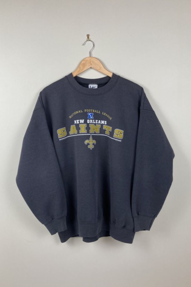 BooTeeQue NFL New Orleans Saints Vintage Tailgate Party Crewneck Sweatshirt