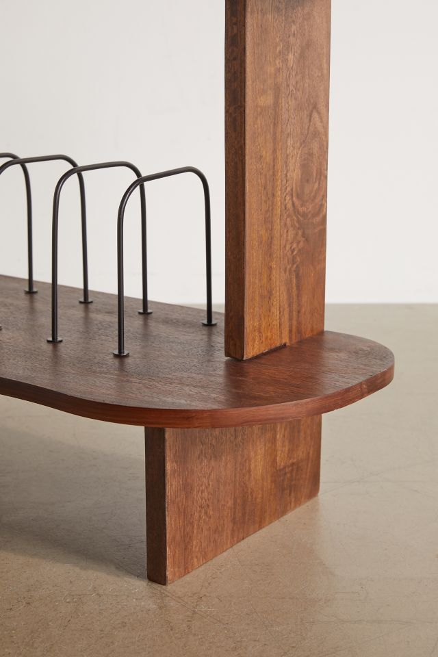 Vinyl rack - wood –