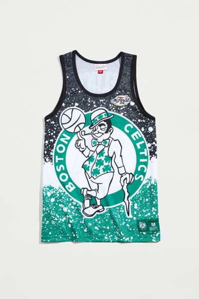 Mitchell & Ness Jumbotron NBA Boston Celtics Logo Jersey Tank Top