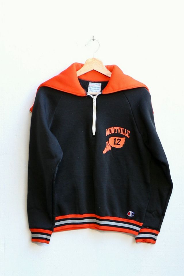 Vintage 1980s Champion Zip Hood Nylon Team Sweatshirt | Urban 