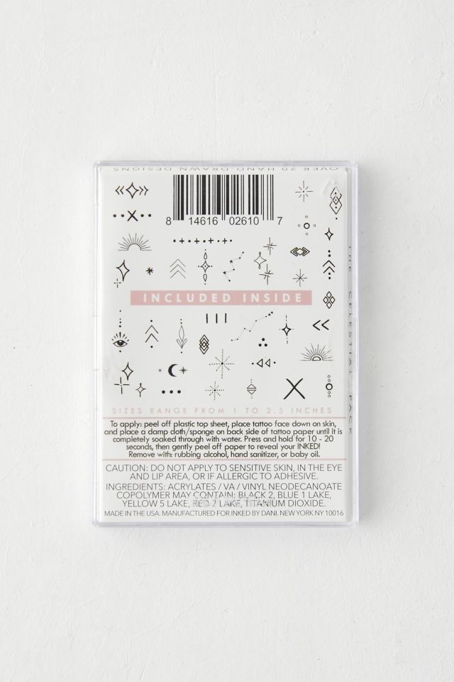 INKED by dani Temporary Tattoo Set #3