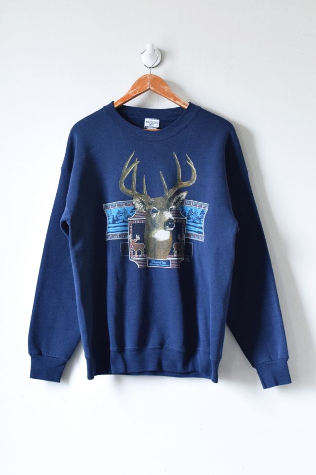 Vintage deer online sweatshirt