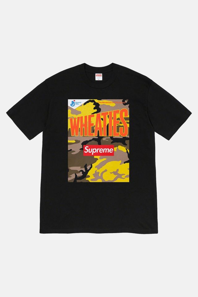 Supreme/Wheaties Tee Black XLarge-