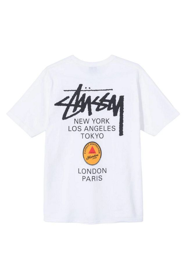 Stussy X Martine Rose World Tour Collection T Shirt White | Urban ...