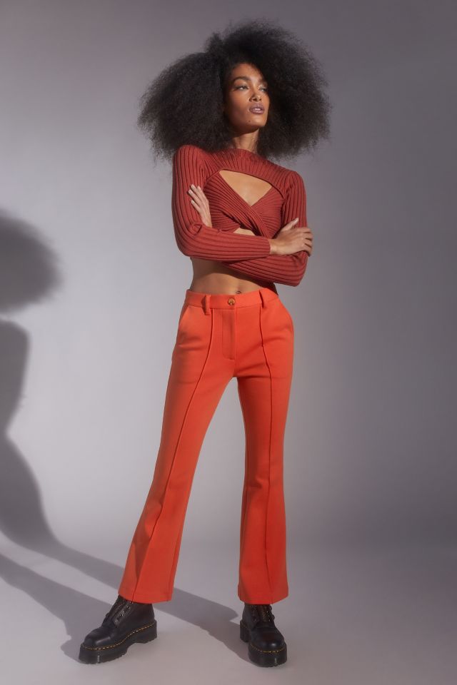 UO Isabella High Waisted Flare Pant Urban Outfitters Canada