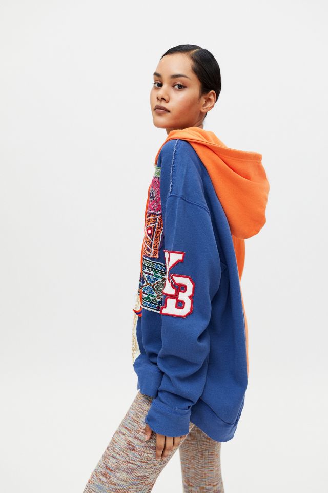Kimchi Blue Campbell Patchwork Hoodie Sweatshirt #3