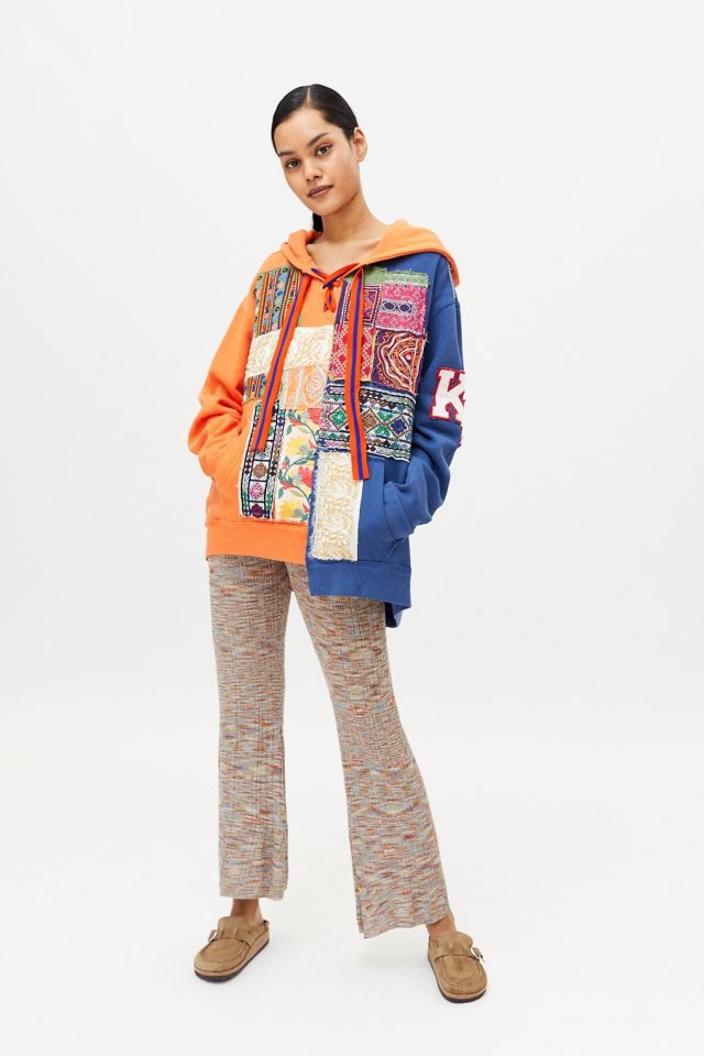 Kimchi Blue Campbell Patchwork Hoodie Sweatshirt #4