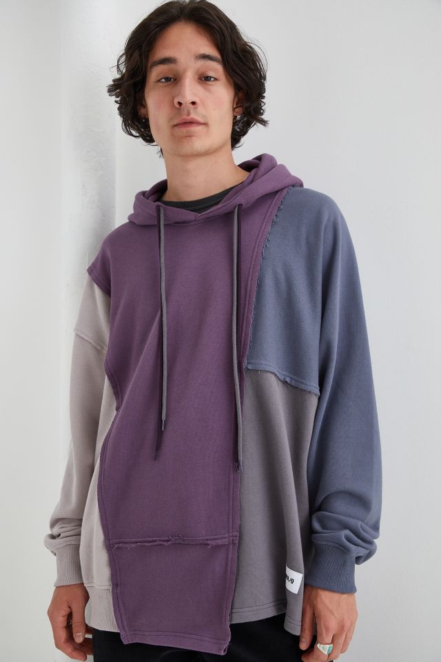 【AJO AJOBYAJO】Logo Patchwork Oversized Sweatshirt Logo Patchwork Oversized Sweatshirt [Green] - AJOBYAJO