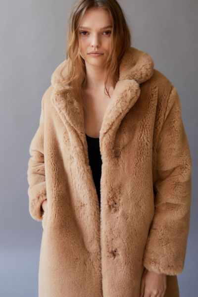 noize faux fur coat