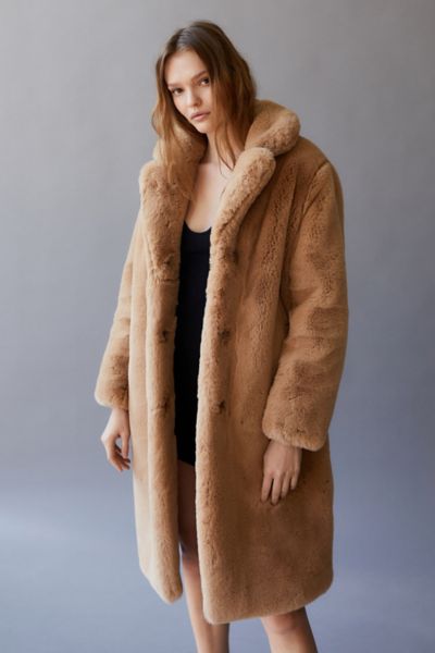 noize faux fur coat