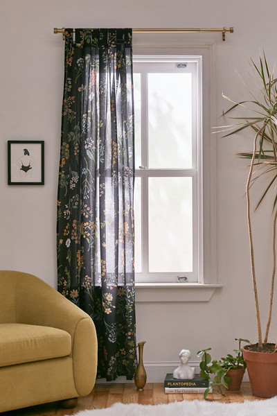 Urban Outfitters Myla Floral Curtain