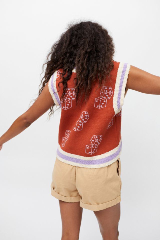 BDG Jordie Jacquard Sweater Vest #2