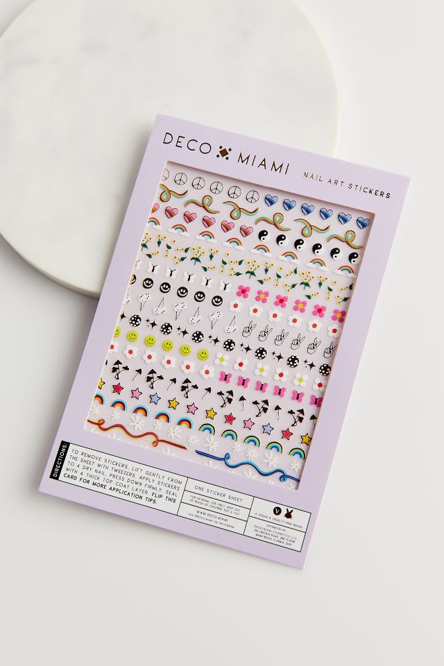 Deco Miami Nail Art Stickers at Friends NYC in Brooklyn