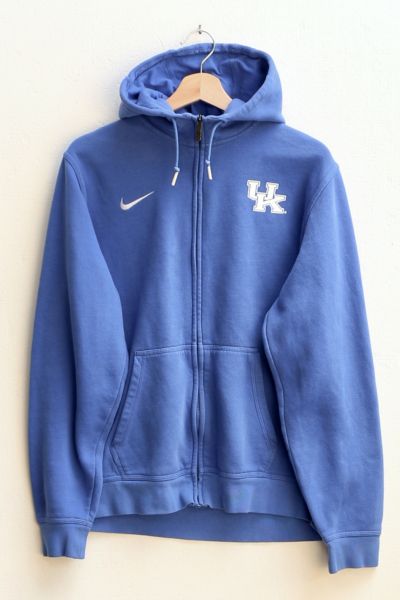 Vintage Nike University of Kentucky Zip Front Hooded