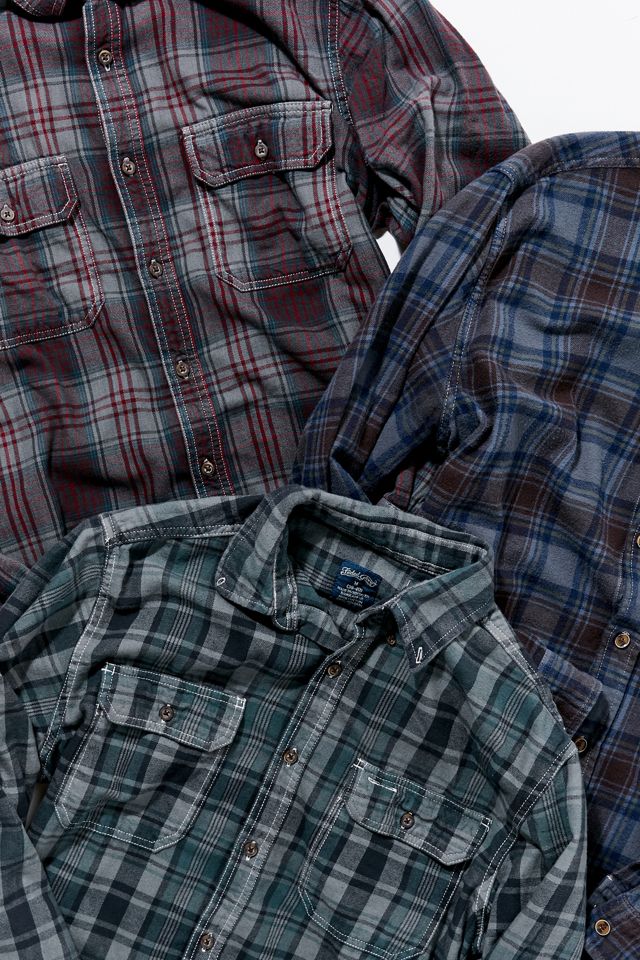 Urban Renewal Remade Overdyed Flannel Shirt #1