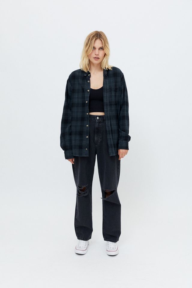Urban Renewal Remade Overdyed Flannel Shirt #5