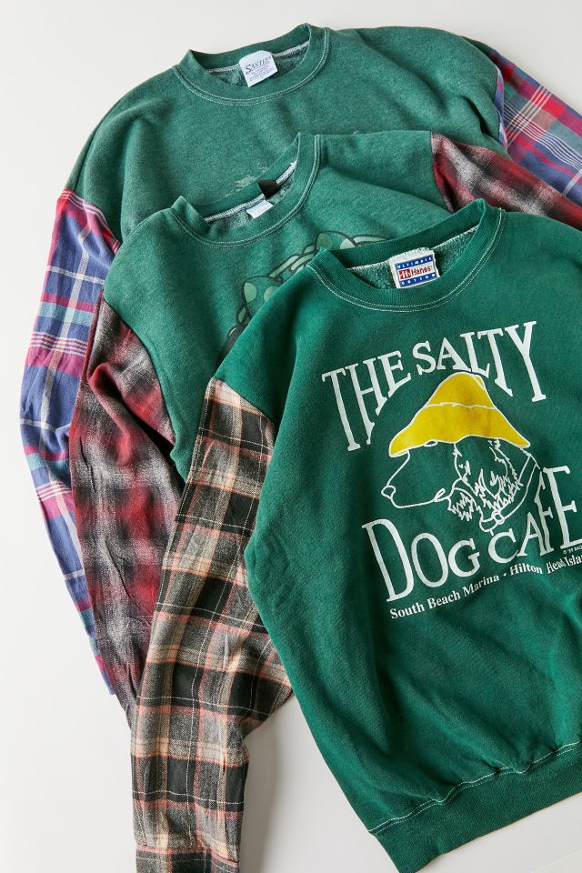 Urban Renewal Recycled Flannel Sleeve Sweatshirt #1
