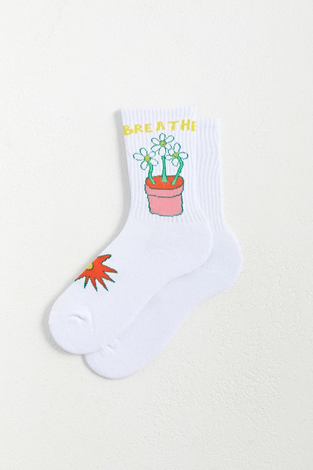Coney Island Picnic Come Outside Crew Sock