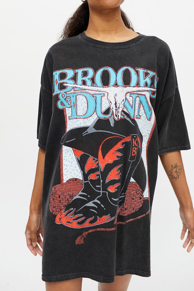 brooks and dunn t shirt dress Urban Outfitters | Dresses | Urban Outfitters Brooks Dunn Tshirt Dress With  Fringe Nwt
