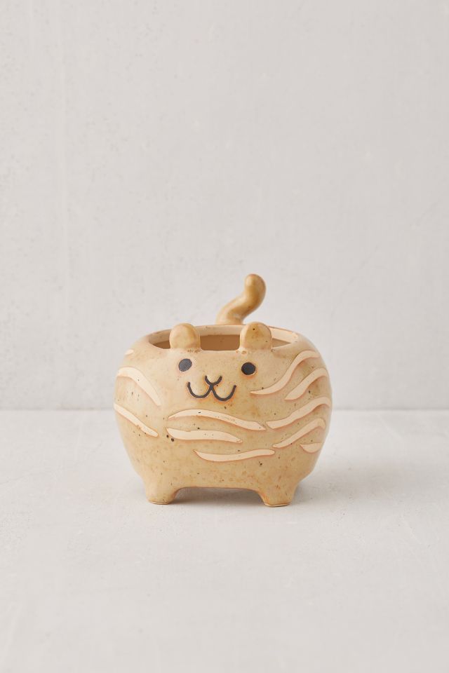 Chunky Cat Planter #1