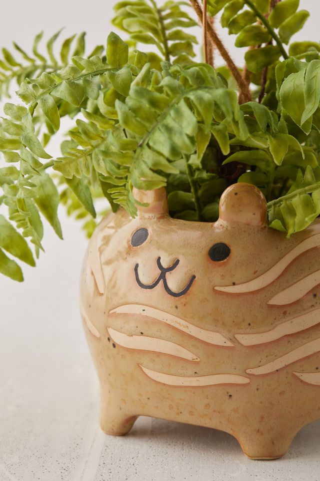 Chunky Cat Planter #2