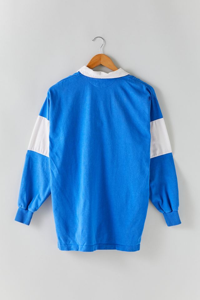 Vintage Coca-Cola Blue Rugby Shirt #1