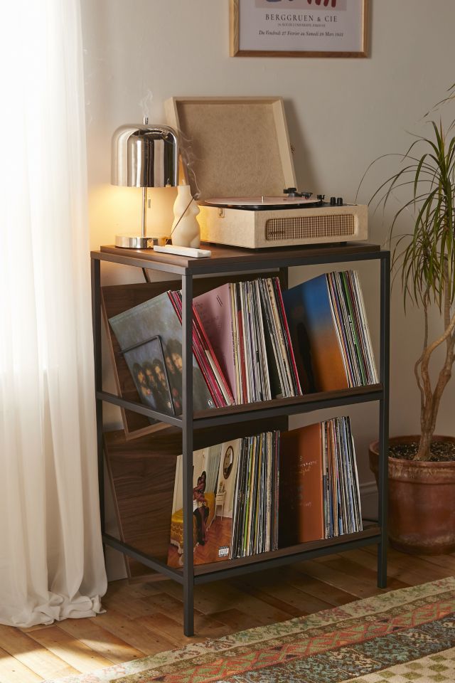 Vinyl Record Storage Shelf