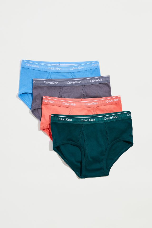 Men's Calvin Klein, All Cotton Classic Fit Brief 4-Pack