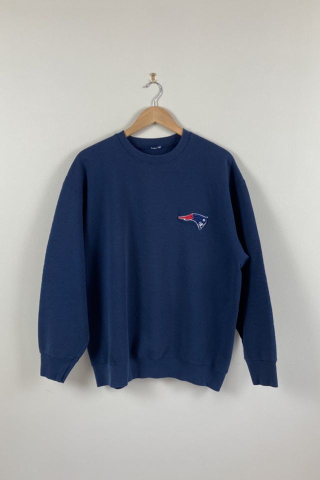 Vintage 90s New England Patriots Embroidered Crewneck Sweatshirt