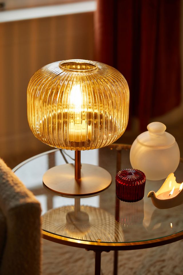 pistol efterspørgsel Canberra Textured Glass Table Lamp | Urban Outfitters