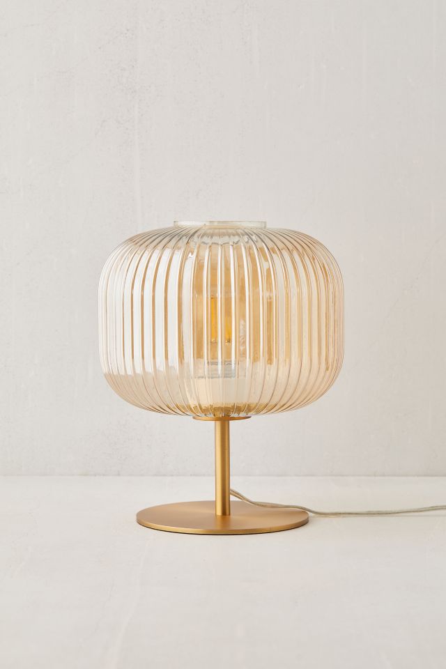 Textured Glass Table Lamp #1
