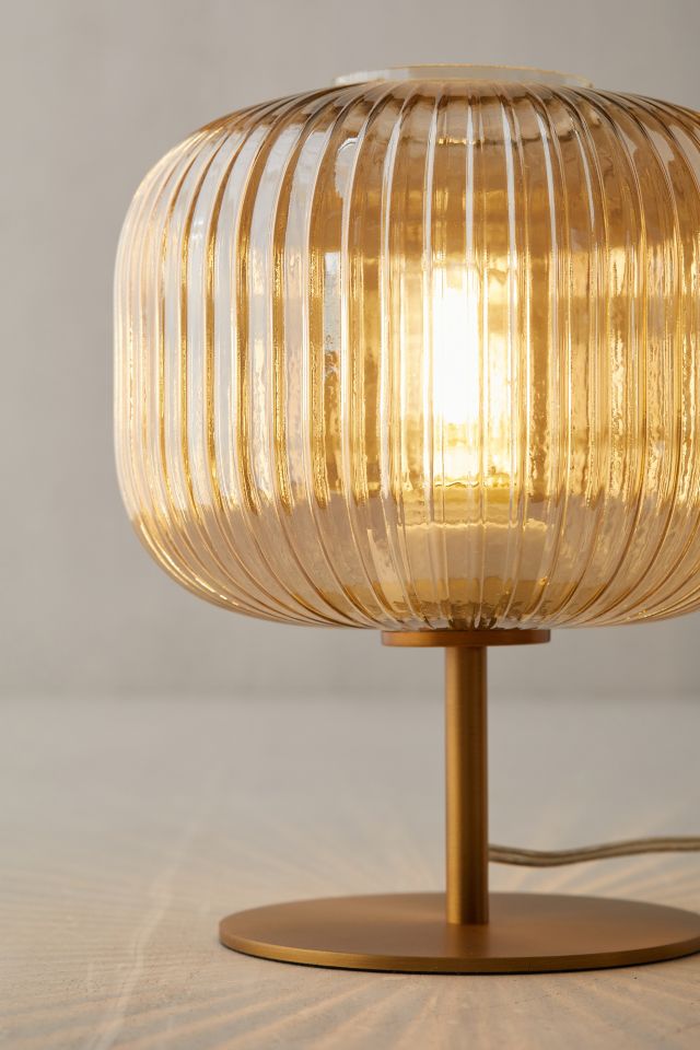 Textured Glass Table Lamp #3