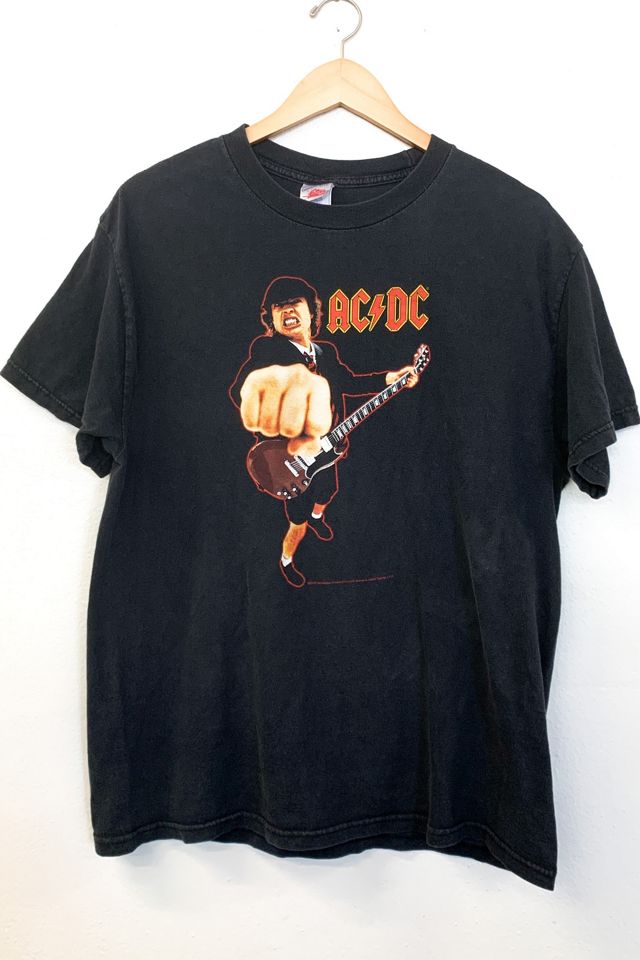 Secondhand Angus Young AC/DC Tee Shirt | Urban Outfitters