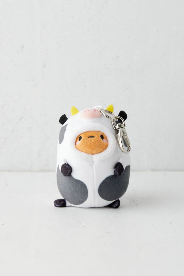 Plush deals cow keychain