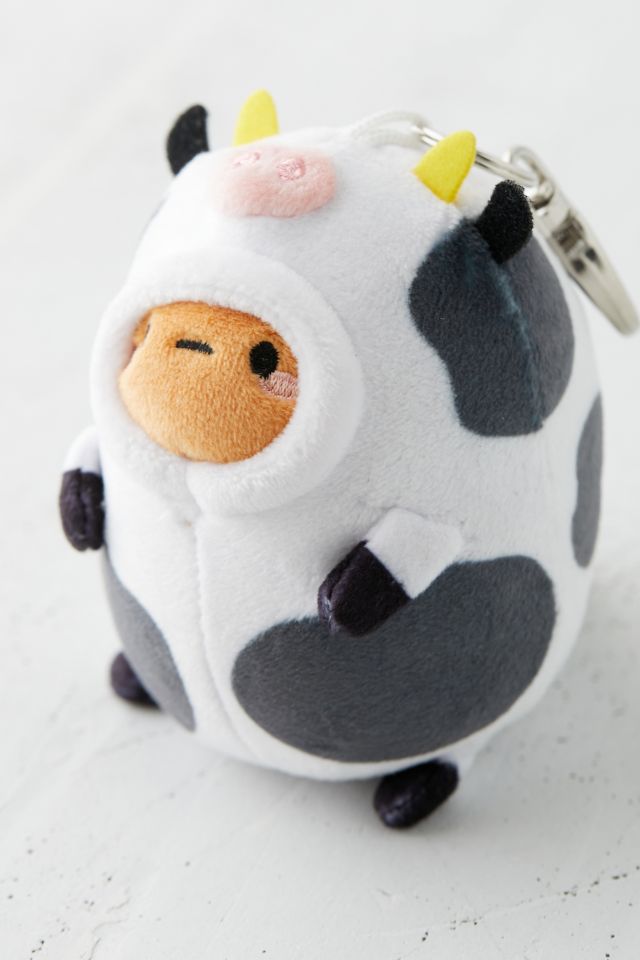 Plush cow sale keychain