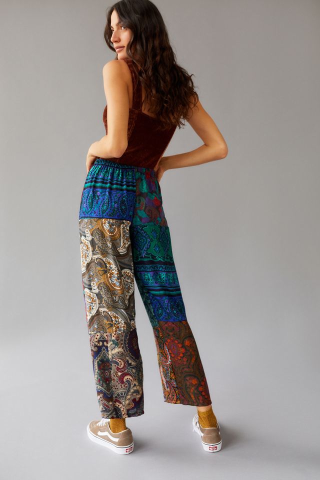 Urban Renewal Remade Floral Paisley Patchwork Pant #1