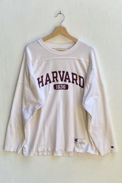 Vintage 80s Harvard University 1636 Founding Year Football Jersey
