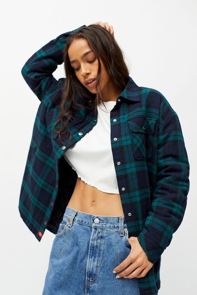 Dickies Oversized Snap Shirt Jacket | Urban Outfitters