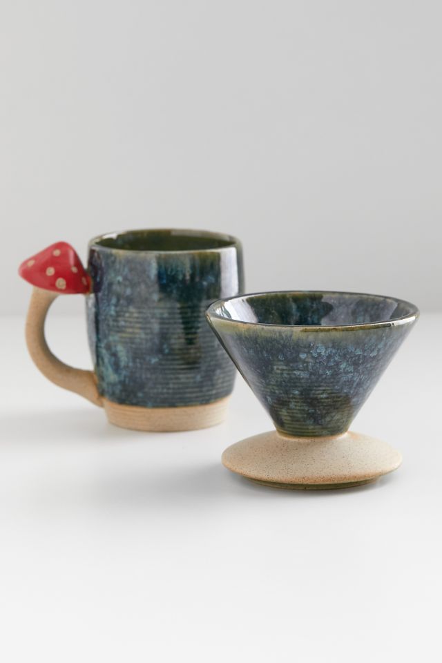 Ensemble de Café Pour-Over aux Champignons #2