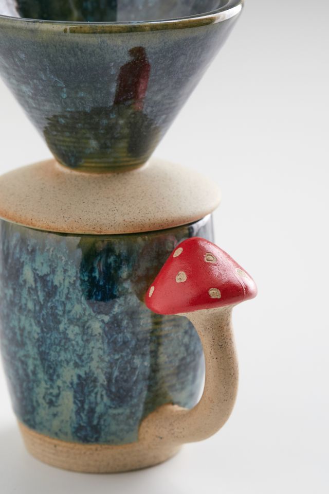 Ensemble de Café Pour-Over aux Champignons #3