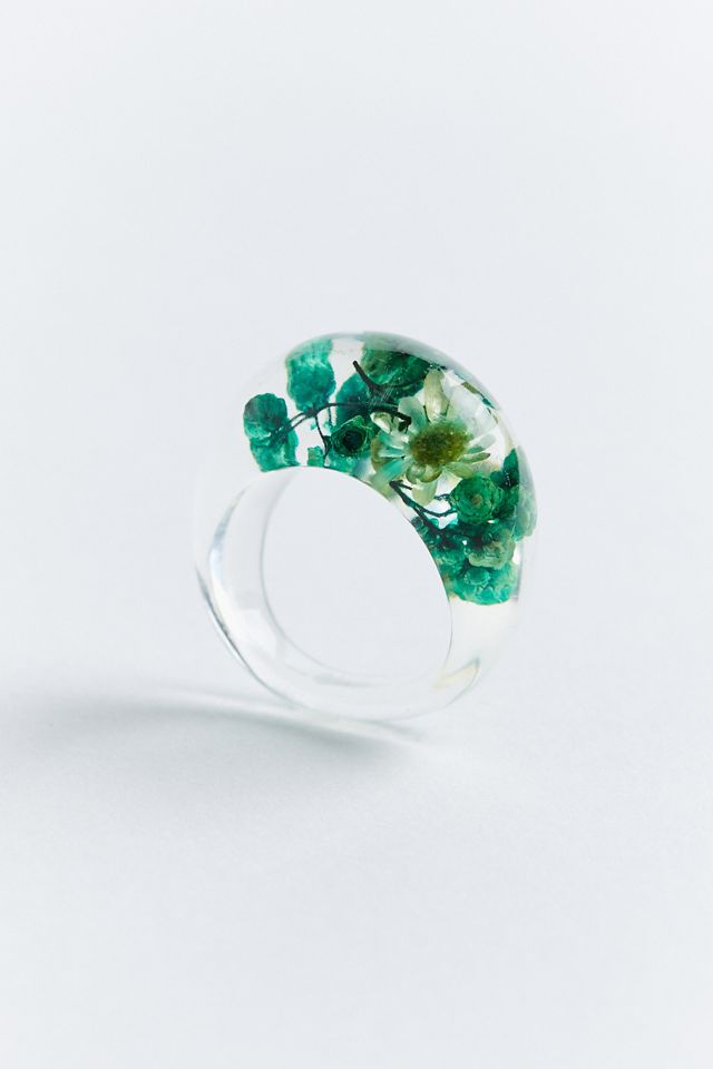 Translucent Floral Ring | Urban Outfitters